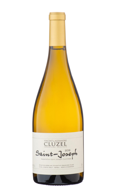 bouteille de saint joseph blanc cave cluzel